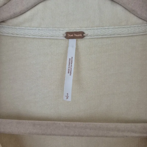 Free People Ruby Jacket Button-Up Jacket Shacket Cream Color - Picture 10 of 11